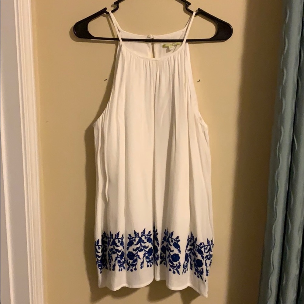 high neck tank top